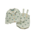 Hot Sale 2pcs Knitted Baby Set Mimixiong