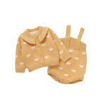 Hot Sale 2pcs Knitted Baby Set Mimixiong