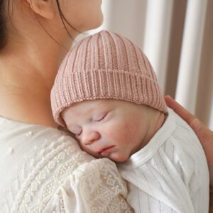 Hot Sale Solid Cotton Baby Knit Hat Mimixiong
